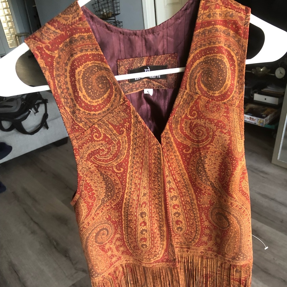 LF new Leather fringe jacket